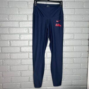Nike Dri-FIT Ole Miss Rebels High Rise Performance Leggings Size Medium